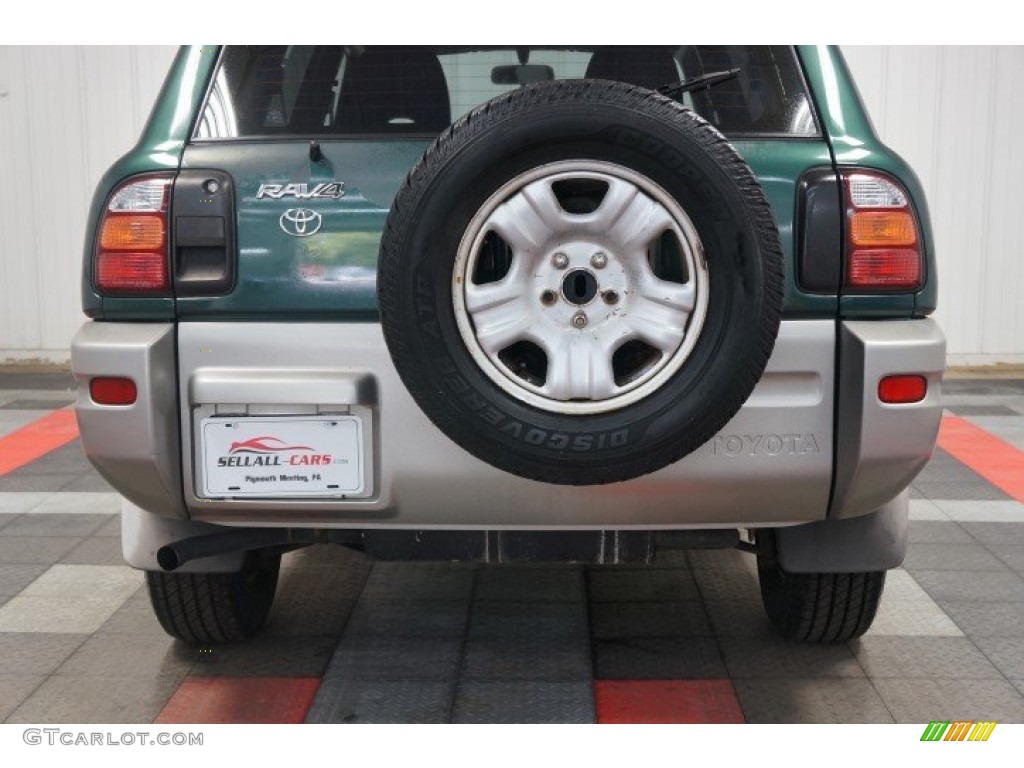 2000 RAV4 4WD - Deep Jewel Green / Gray photo #52