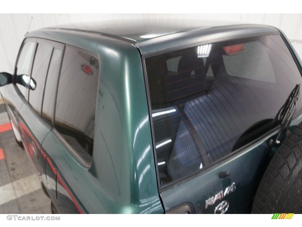 2000 RAV4 4WD - Deep Jewel Green / Gray photo #70