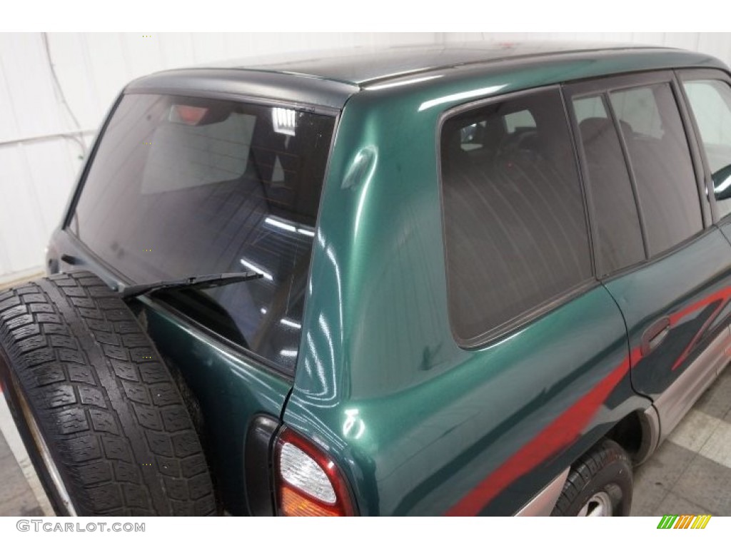 2000 RAV4 4WD - Deep Jewel Green / Gray photo #72
