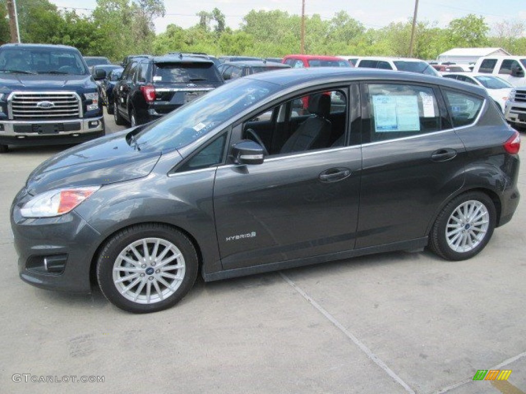 2015 C-Max Hybrid SEL - Magnetic Metallic / Charcoal Black photo #24