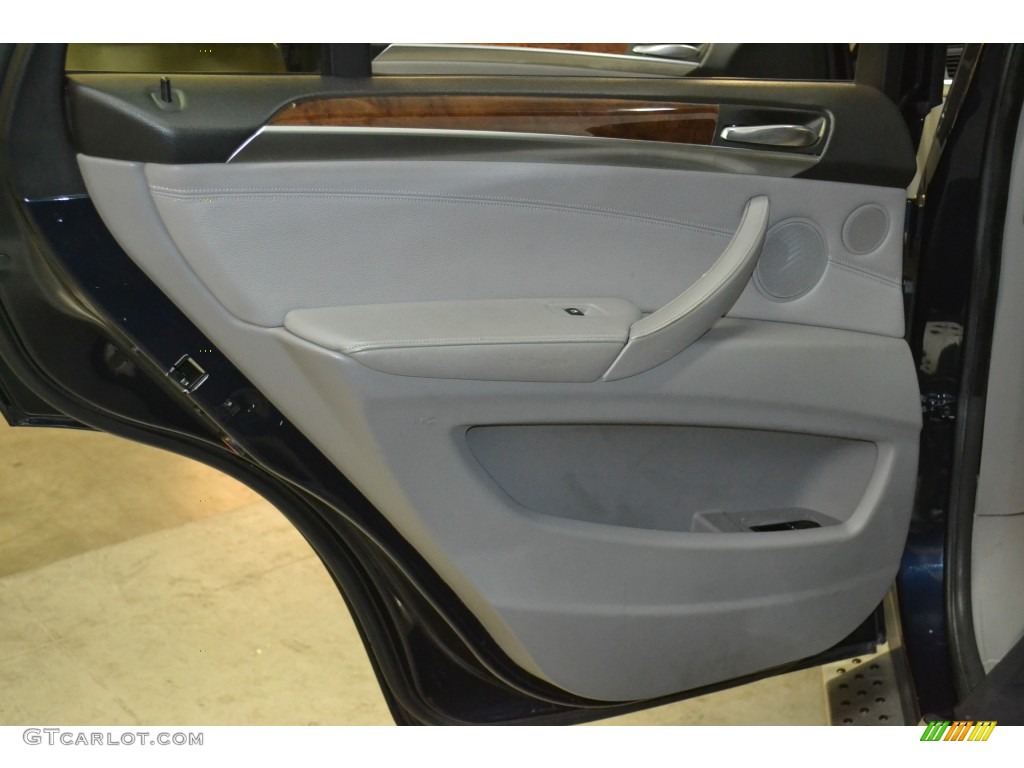 2007 X5 3.0si - Monaco Blue Metallic / Gray photo #17