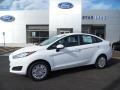 2016 Oxford White Ford Fiesta S Sedan  photo #1