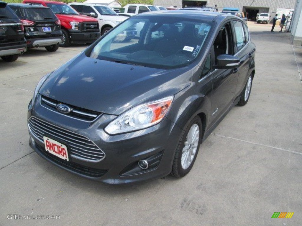 2015 C-Max Hybrid SEL - Magnetic Metallic / Charcoal Black photo #56
