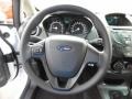 Charcoal Black 2016 Ford Fiesta S Sedan Steering Wheel