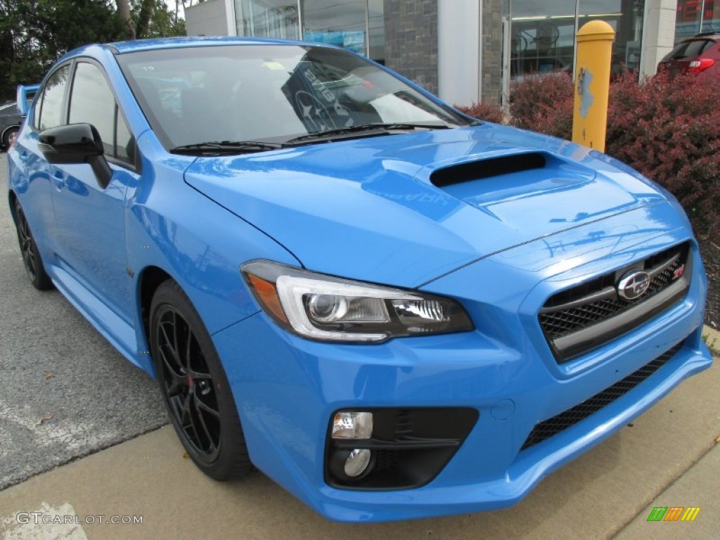 Hyper Blue 2016 Subaru WRX STI HyperBlue Limited Edition Exterior Photo #107476517