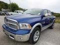 Blue Streak Pearl 2016 Ram 1500 Laramie Crew Cab 4x4 Exterior