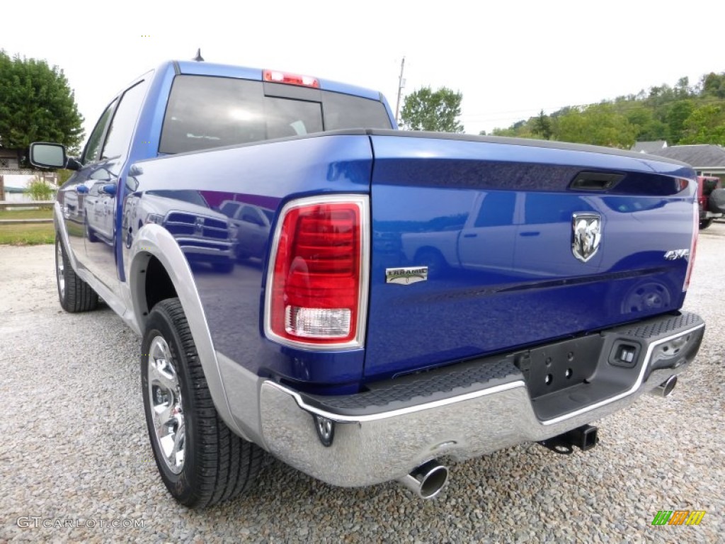 Blue Streak Pearl 2016 Ram 1500 Laramie Crew Cab 4x4 Exterior Photo #107477648