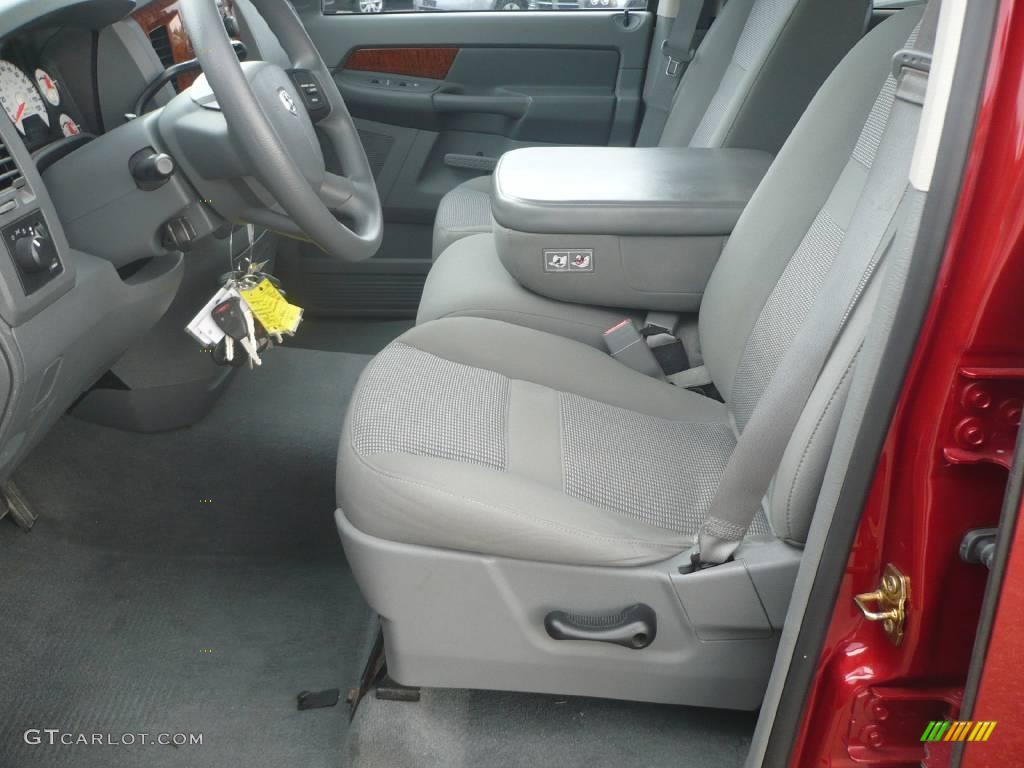 2006 Ram 1500 SLT Quad Cab 4x4 - Inferno Red Crystal Pearl / Medium Slate Gray photo #6