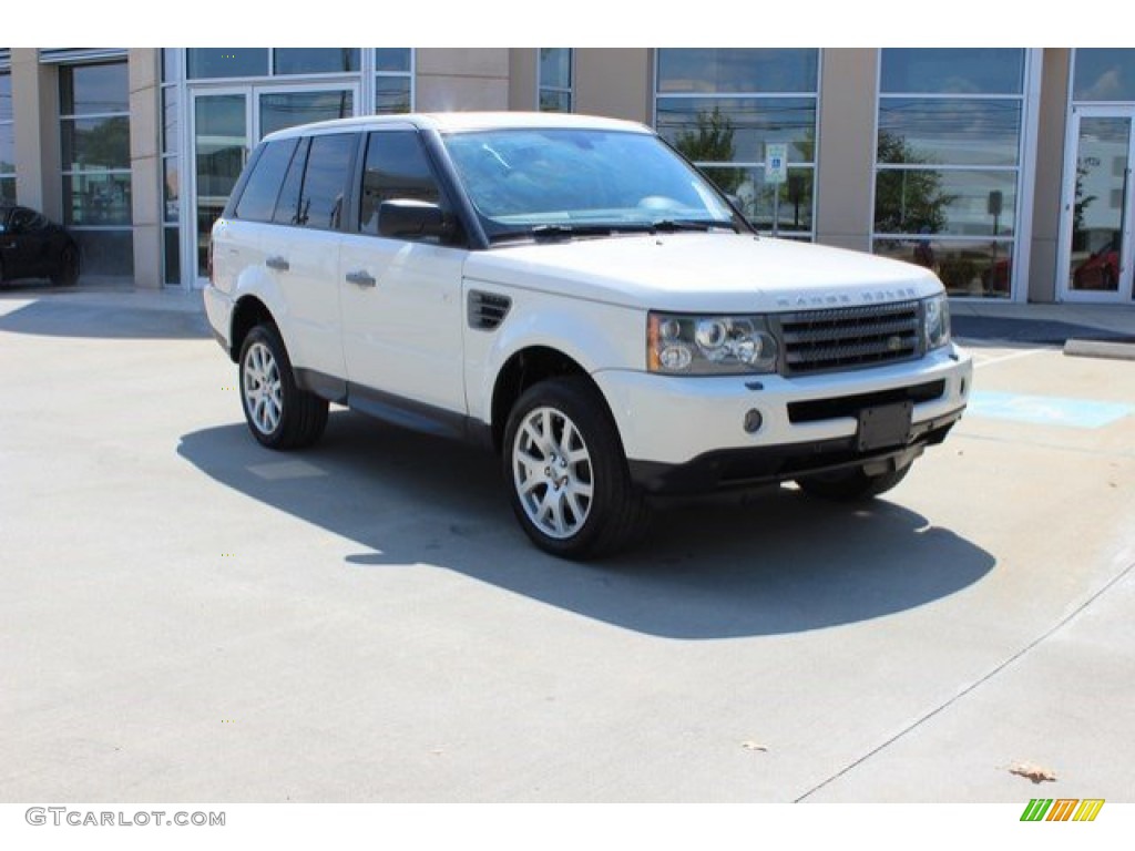 2009 Range Rover Sport HSE - Alaska White / Almond/Nutmeg photo #1