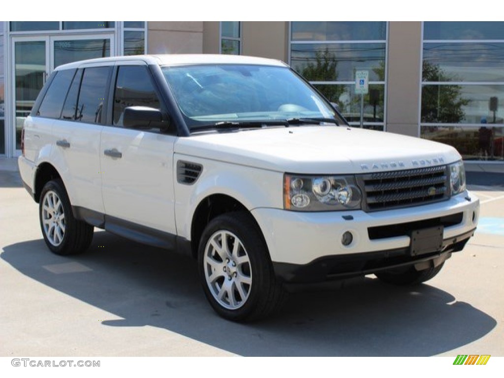 2009 Range Rover Sport HSE - Alaska White / Almond/Nutmeg photo #2
