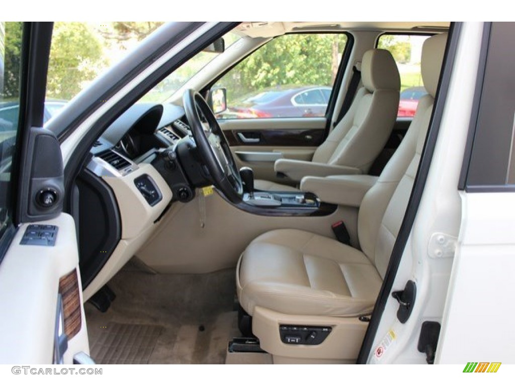 2009 Range Rover Sport HSE - Alaska White / Almond/Nutmeg photo #3