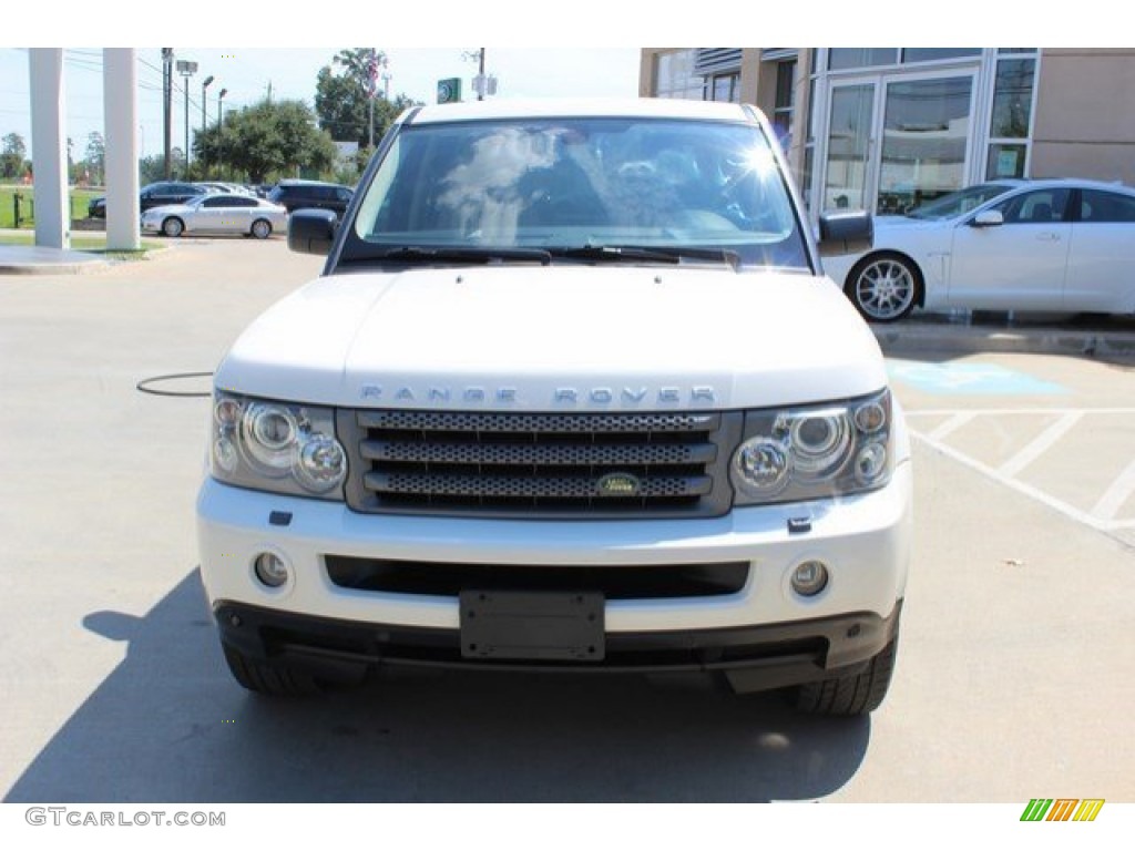 2009 Range Rover Sport HSE - Alaska White / Almond/Nutmeg photo #6