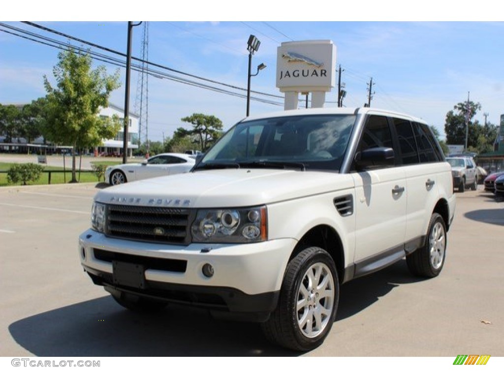 2009 Range Rover Sport HSE - Alaska White / Almond/Nutmeg photo #7