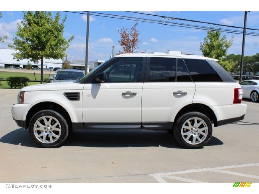 2009 Range Rover Sport HSE - Alaska White / Almond/Nutmeg photo #8