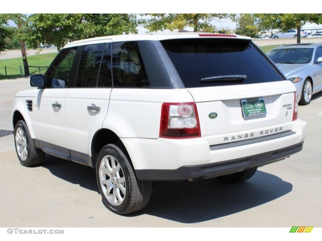 2009 Range Rover Sport HSE - Alaska White / Almond/Nutmeg photo #9