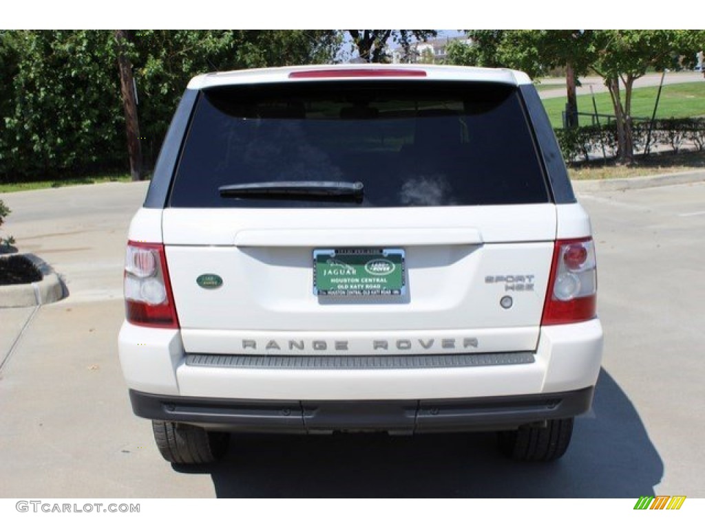 2009 Range Rover Sport HSE - Alaska White / Almond/Nutmeg photo #10