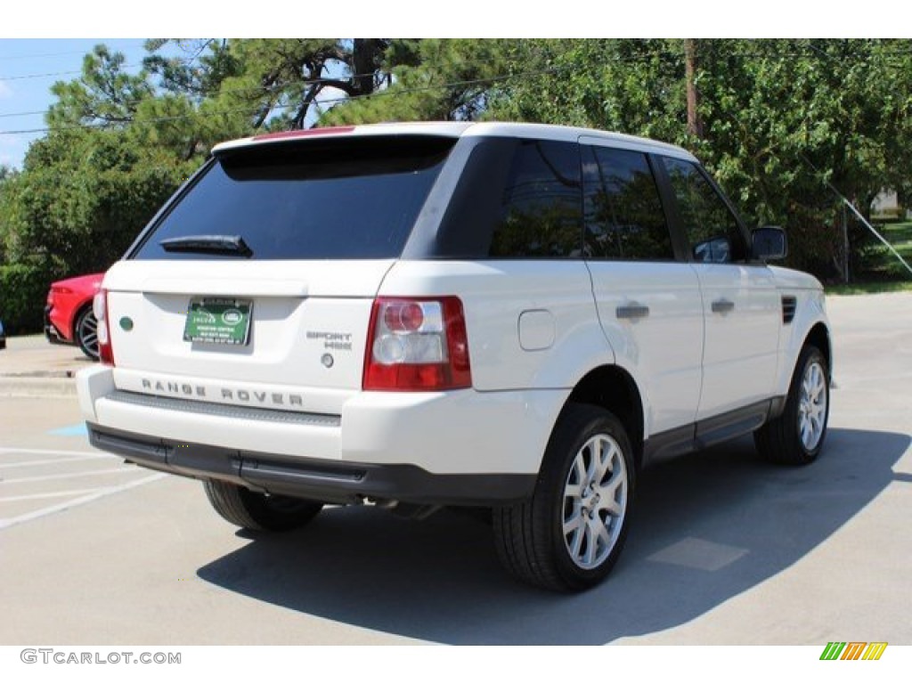 2009 Range Rover Sport HSE - Alaska White / Almond/Nutmeg photo #12