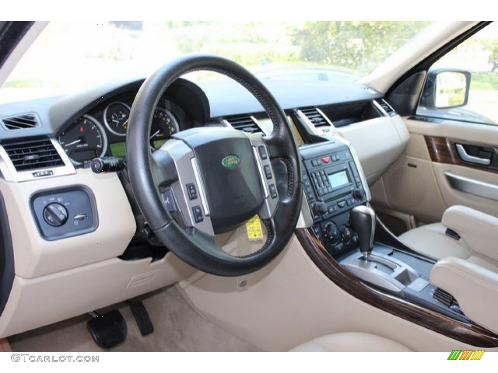 2009 Range Rover Sport HSE - Alaska White / Almond/Nutmeg photo #14