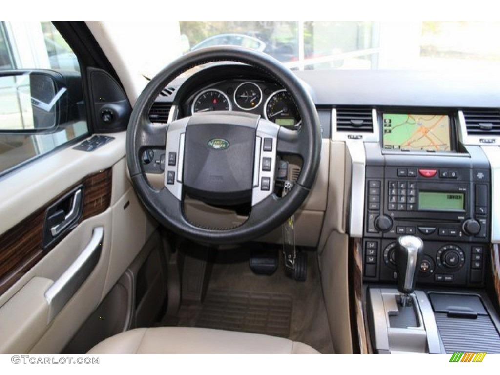 2009 Range Rover Sport HSE - Alaska White / Almond/Nutmeg photo #16