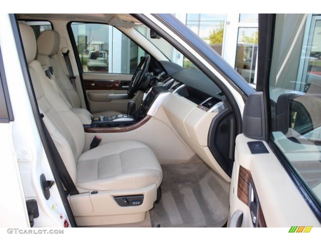 2009 Range Rover Sport HSE - Alaska White / Almond/Nutmeg photo #34