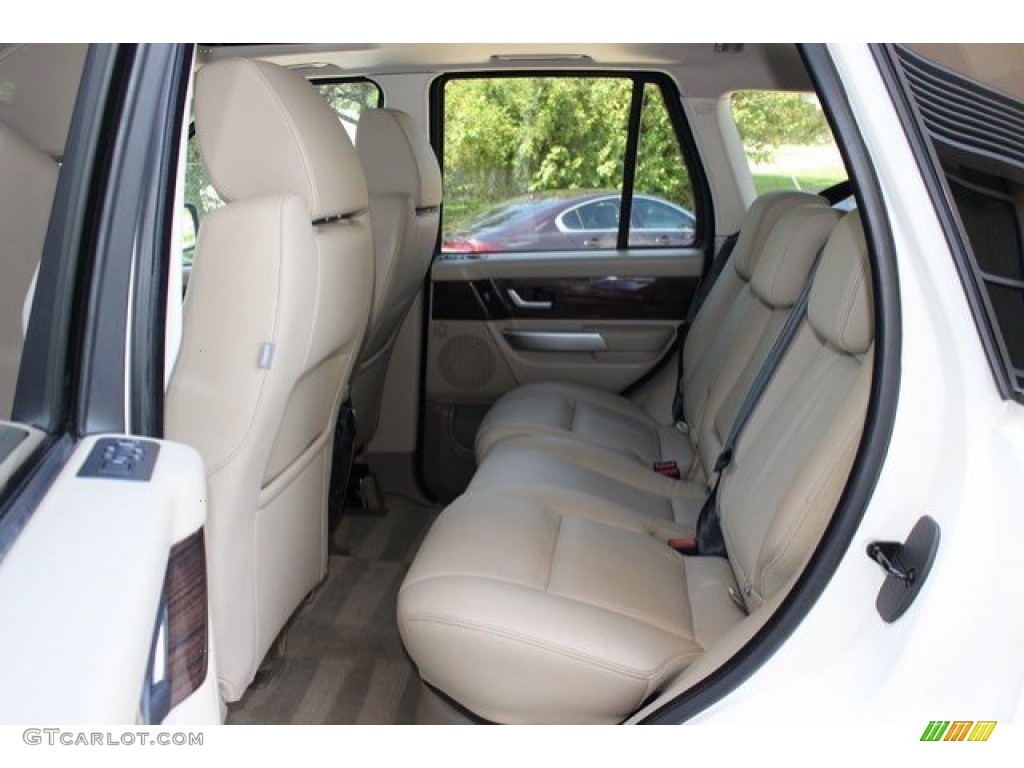 2009 Range Rover Sport HSE - Alaska White / Almond/Nutmeg photo #41