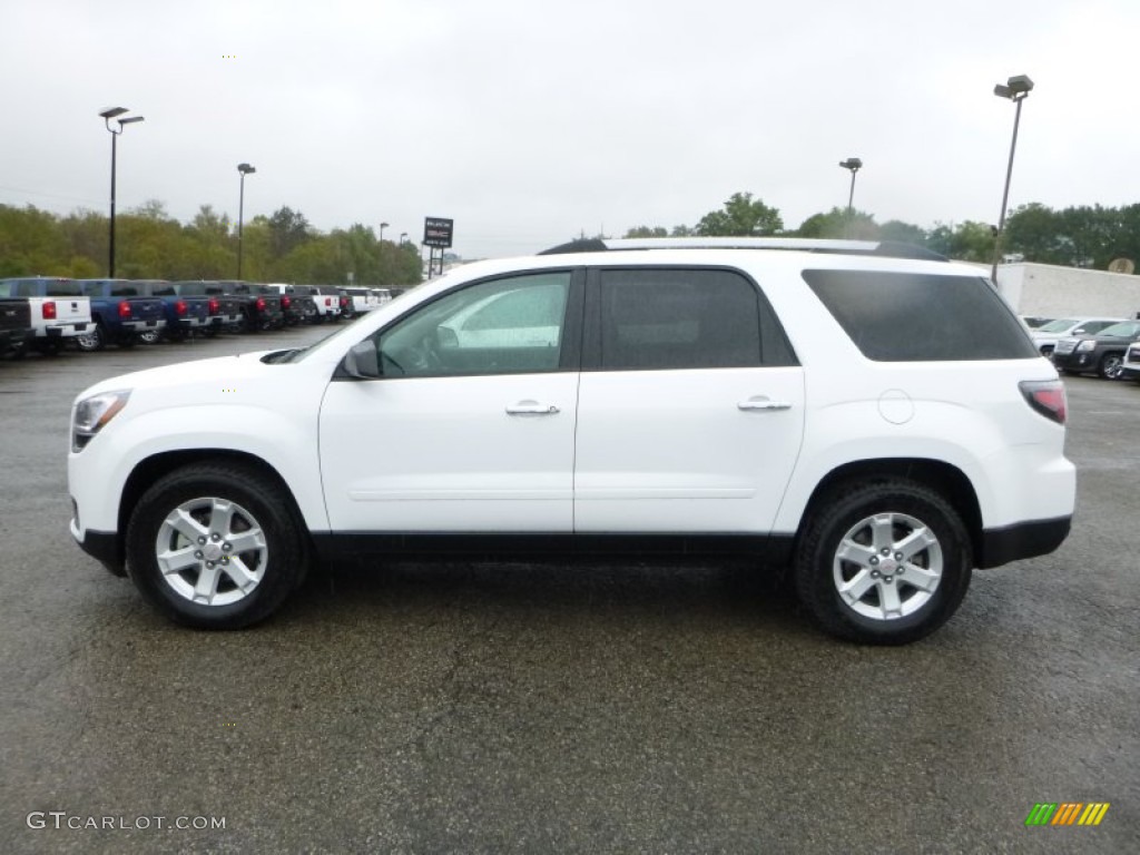 2016 Acadia SLE AWD - Summit White / Ebony photo #3