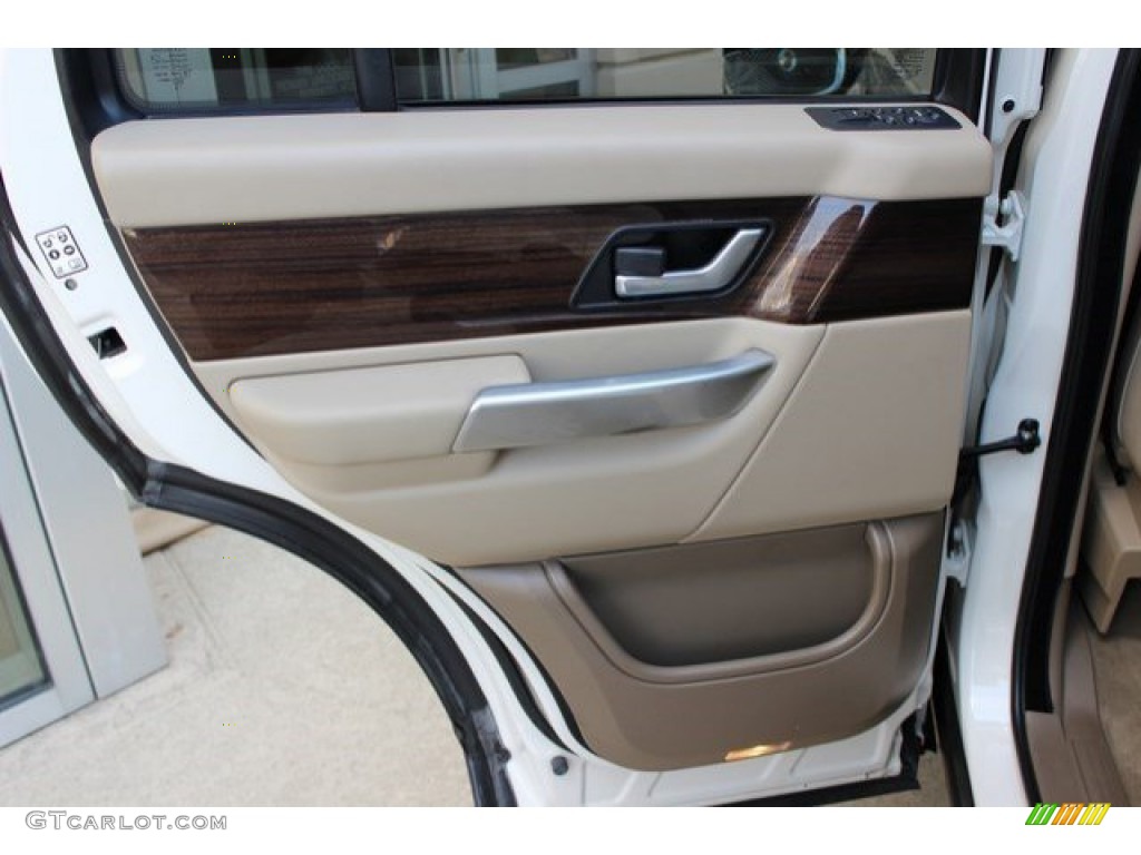 2009 Range Rover Sport HSE - Alaska White / Almond/Nutmeg photo #48