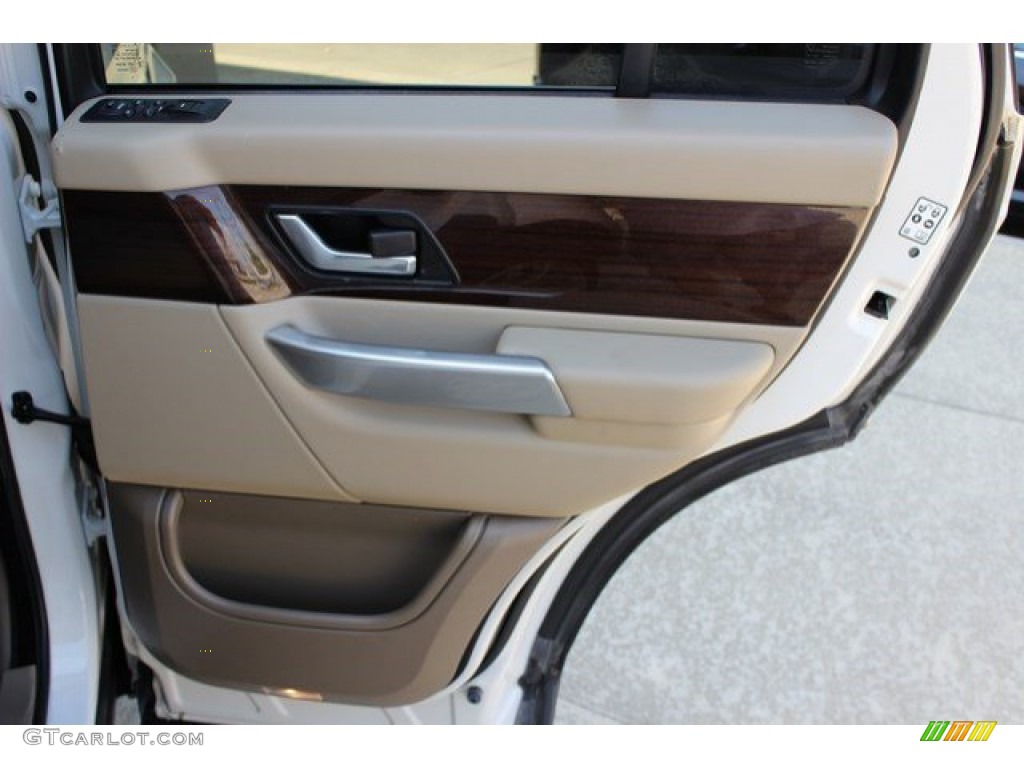 2009 Range Rover Sport HSE - Alaska White / Almond/Nutmeg photo #50