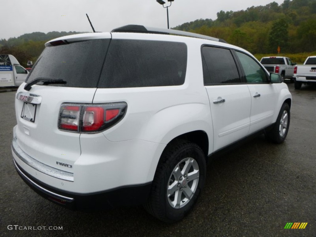 2016 Acadia SLE AWD - Summit White / Ebony photo #8