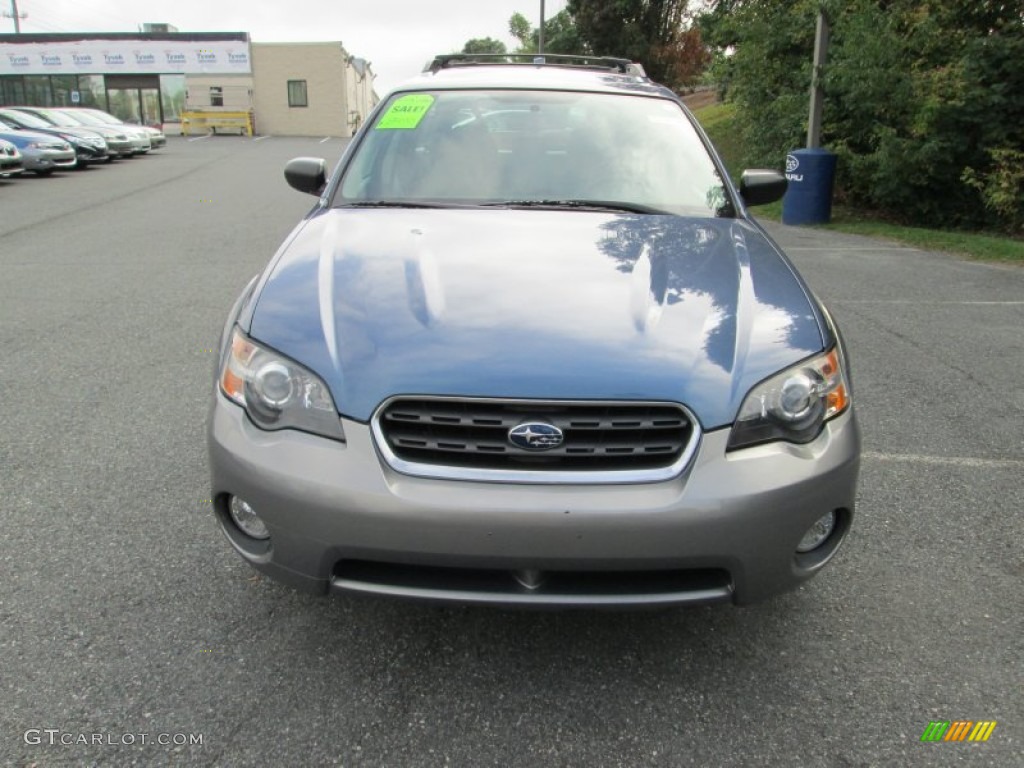 2005 Outback 2.5i Wagon - Atlantic Blue Pearl / Off Black photo #3