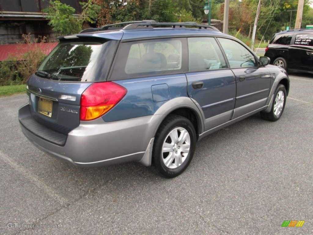 2005 Outback 2.5i Wagon - Atlantic Blue Pearl / Off Black photo #6