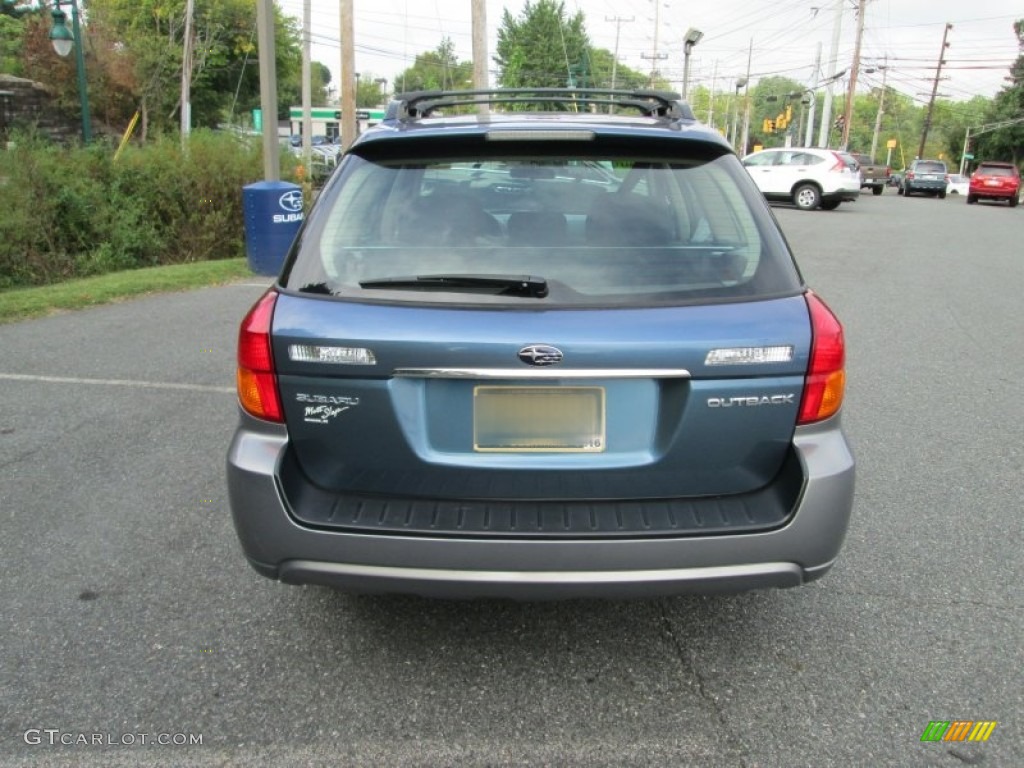 2005 Outback 2.5i Wagon - Atlantic Blue Pearl / Off Black photo #7
