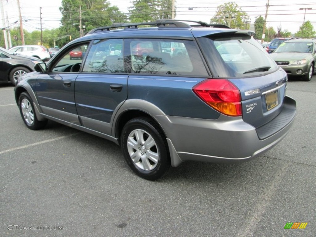 2005 Outback 2.5i Wagon - Atlantic Blue Pearl / Off Black photo #8