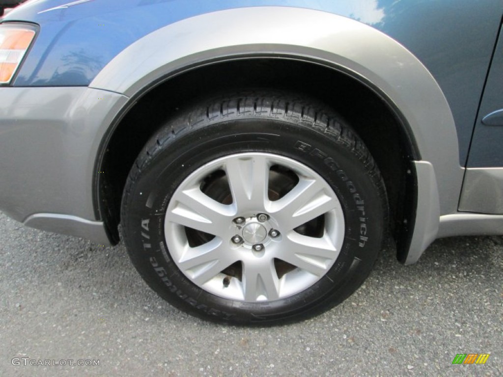 2005 Outback 2.5i Wagon - Atlantic Blue Pearl / Off Black photo #21