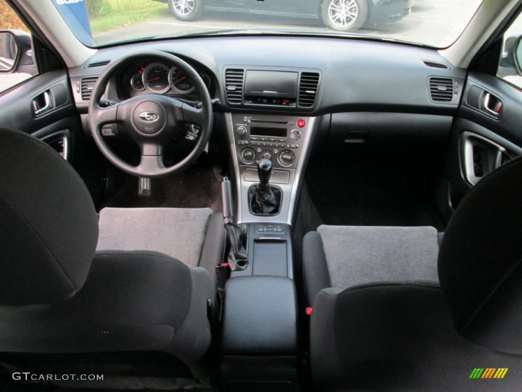 2005 Outback 2.5i Wagon - Atlantic Blue Pearl / Off Black photo #23