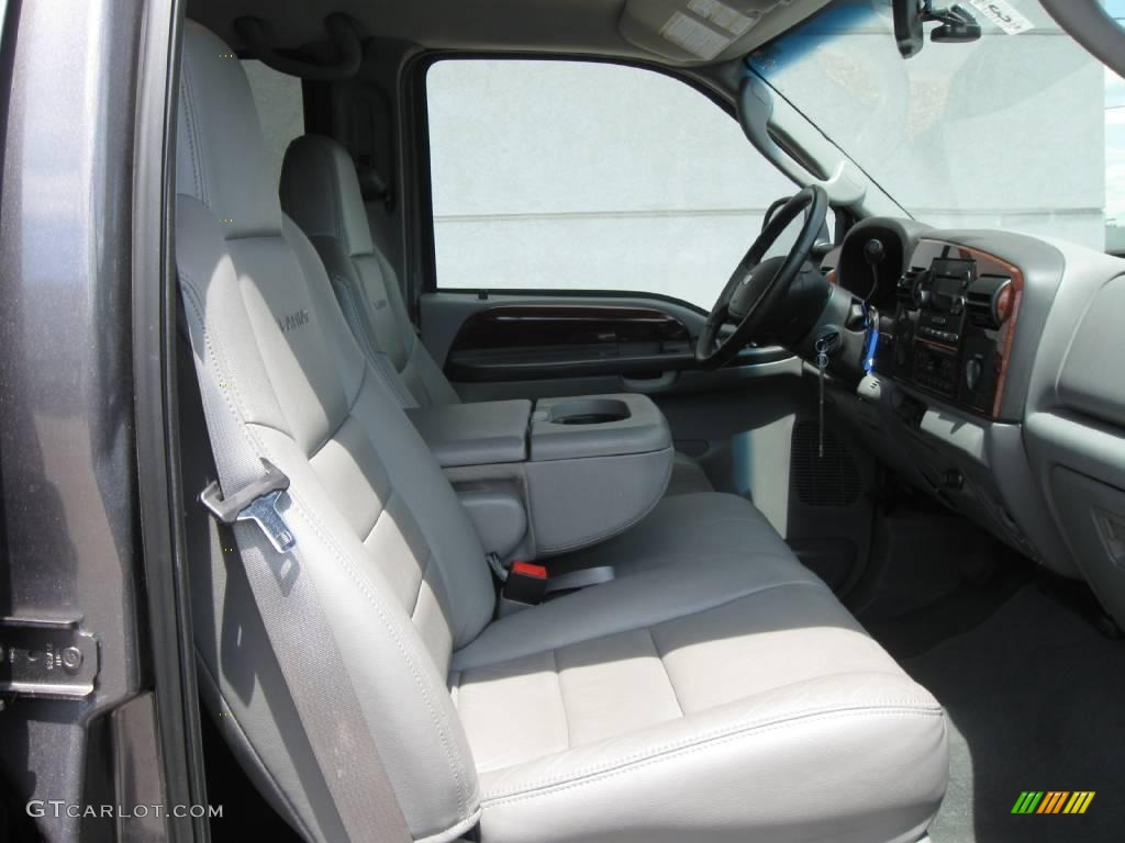 2007 F350 Super Duty Lariat Crew Cab 4x4 - Dark Shadow Grey Metallic / Medium Flint photo #7