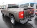 2012 Mocha Steel Metallic Chevrolet Silverado 1500 LS Extended Cab 4x4  photo #3