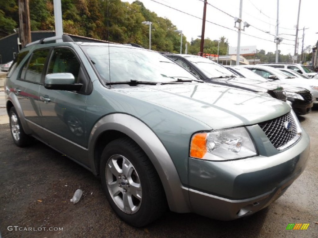 2007 Freestyle SEL AWD - Titanium Green Metallic / Pebble Beige photo #1
