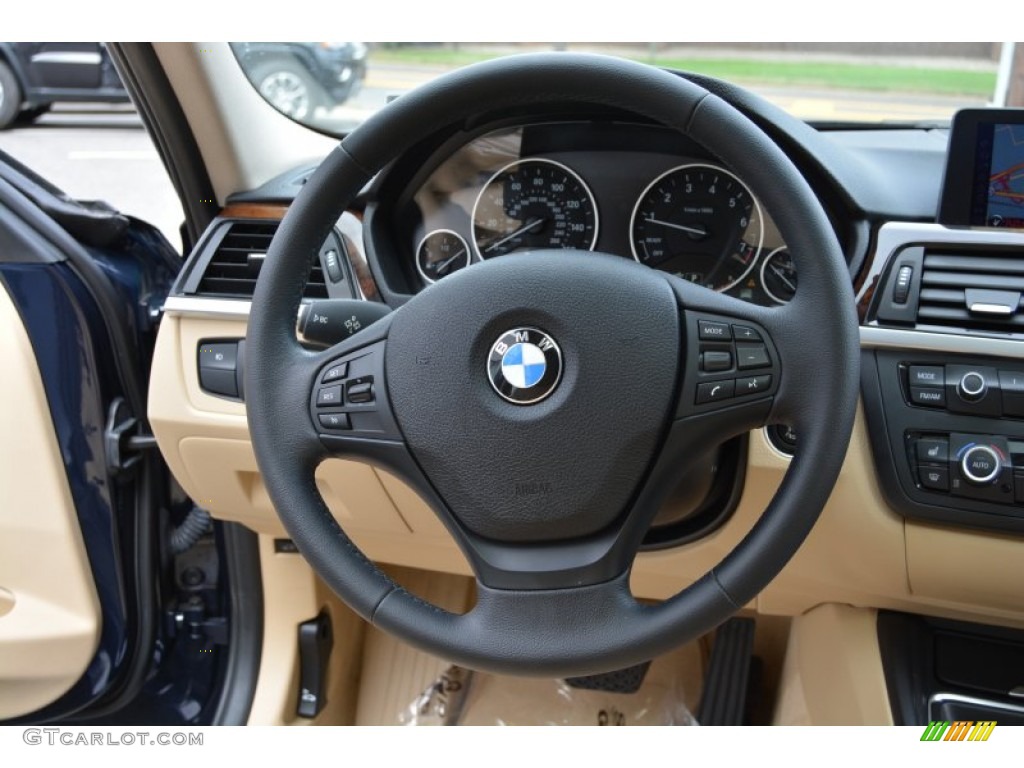 2013 3 Series 328i xDrive Sedan - Imperial Blue Metallic / Venetian Beige photo #18