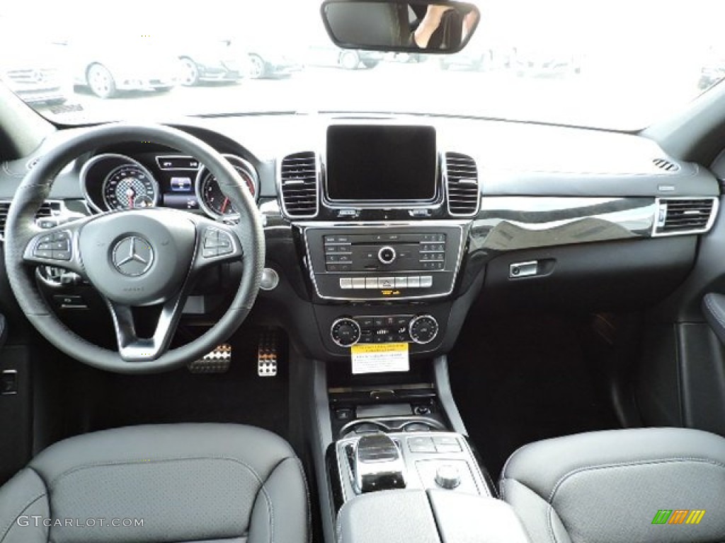 2016 Mercedes-Benz GLE 450 AMG 4Matic Coupe Black Dashboard Photo #107490183