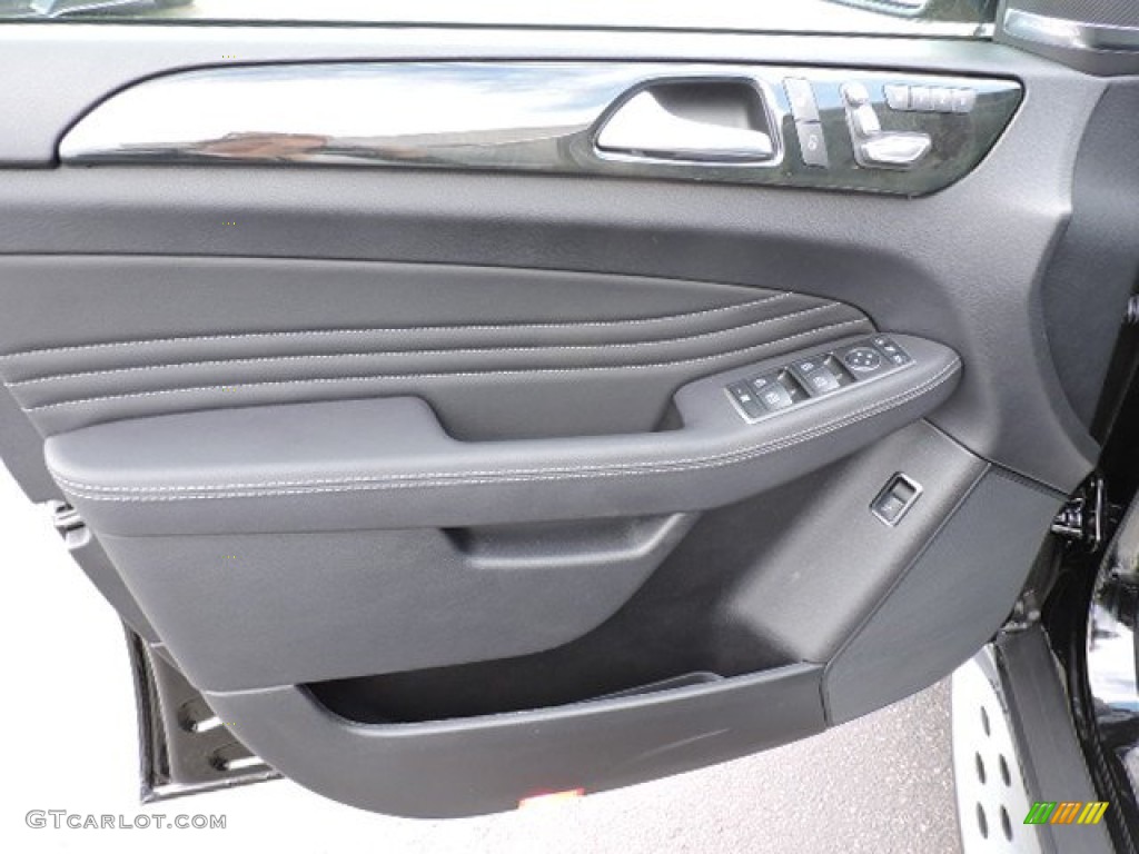 2016 Mercedes-Benz GLE 450 AMG 4Matic Coupe Black Door Panel Photo #107490225