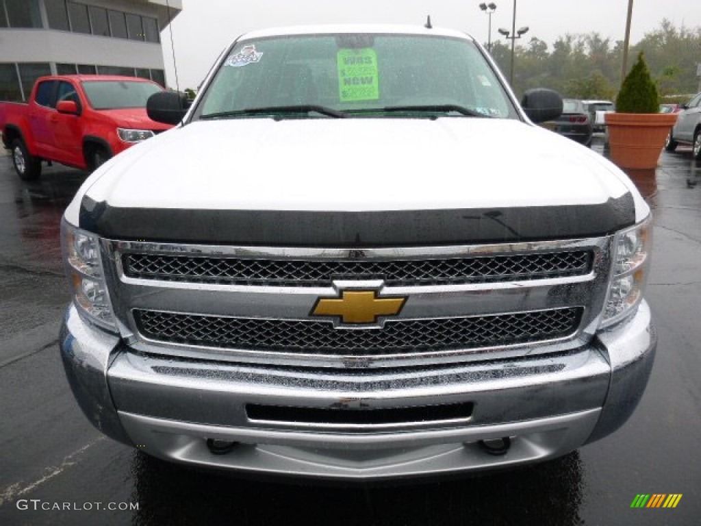 2013 Silverado 1500 LS Crew Cab 4x4 - Summit White / Ebony photo #8