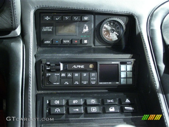 1991 Lamborghini Diablo, Red / Black, Front Console 1991 Lamborghini Diablo Standard Diablo Model Parts