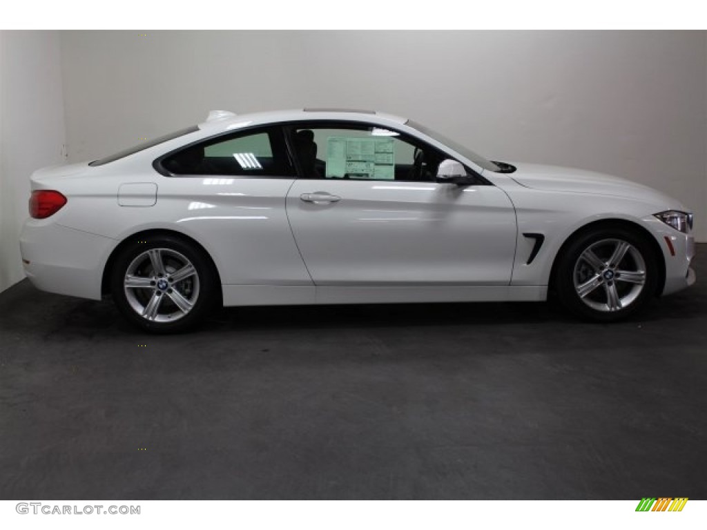 Alpine White 2015 BMW 4 Series 428i Coupe Exterior Photo #107492223