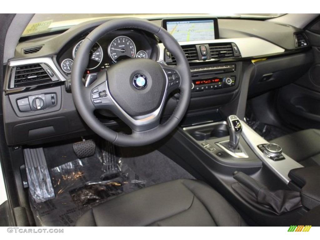 Black Interior 2015 BMW 4 Series 428i Coupe Photo #107492301