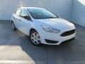 Oxford White 2015 Ford Focus S Sedan Exterior