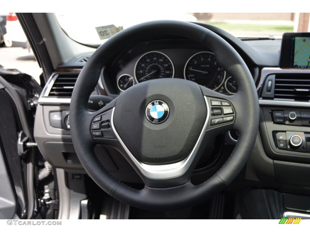2015 3 Series 328i xDrive Sedan - Black Sapphire Metallic / Black photo #18