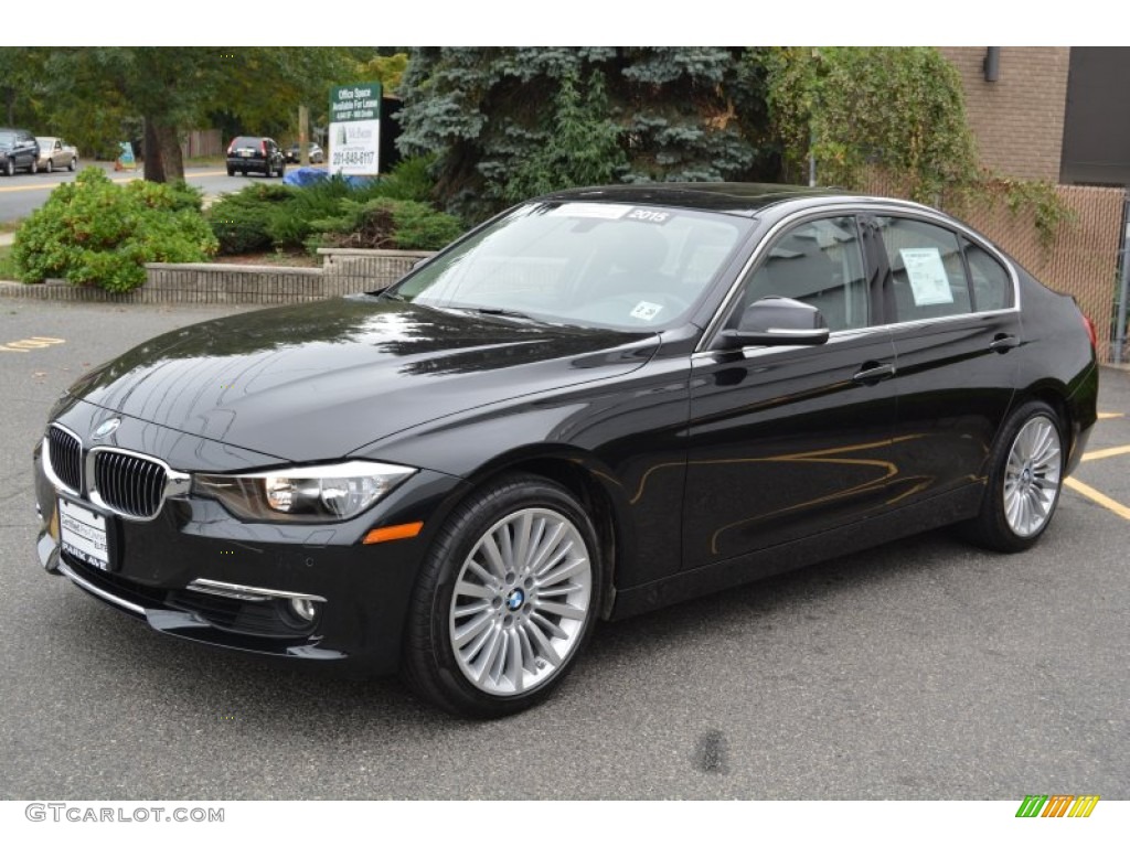 2015 3 Series 328i xDrive Sedan - Black Sapphire Metallic / Black photo #6