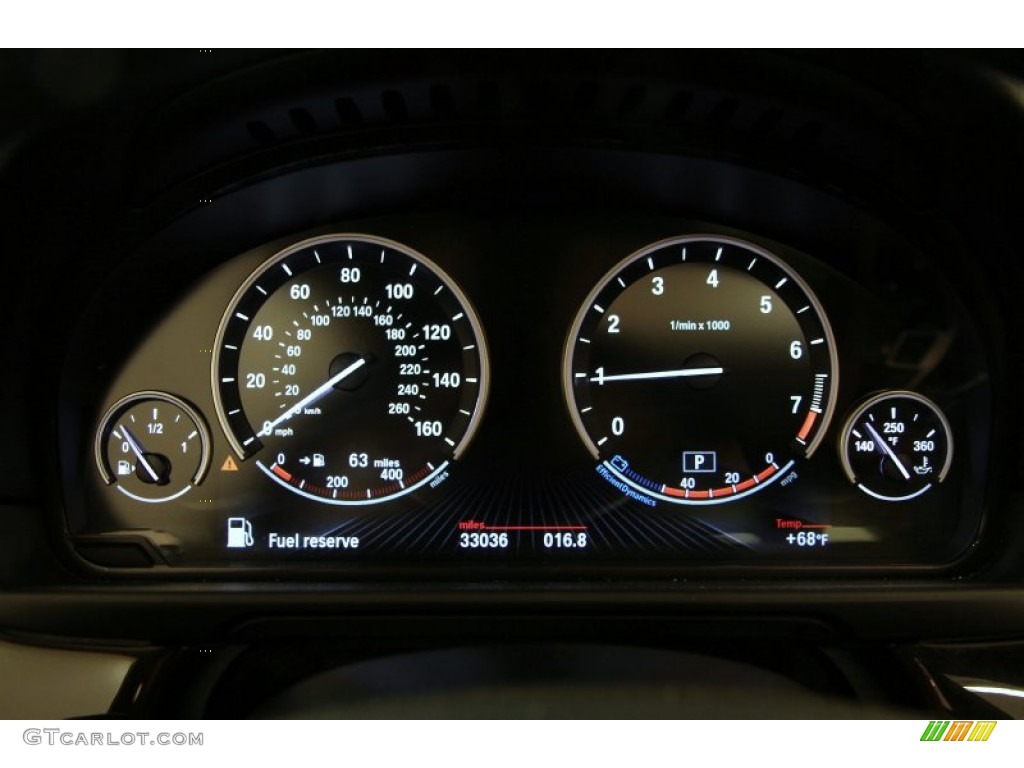 2013 BMW 5 Series 528i xDrive Sedan Gauges Photo #107495097