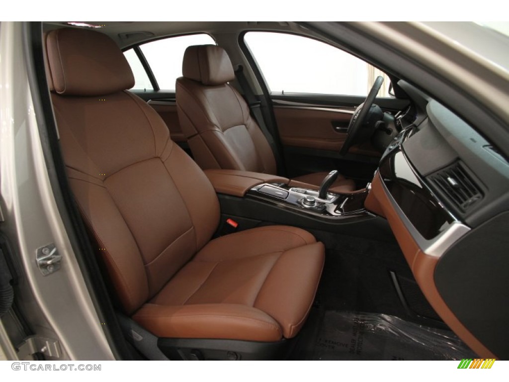 2013 5 Series 528i xDrive Sedan - Cashmere Silver Metallic / Cinnamon Brown photo #16